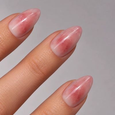 Rosy Sky Almond Softgel Press On Nails (inkl. Klebesticker & Nagelkleber)