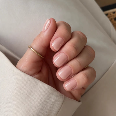 Silk Nude Short XXS Square Softgel Press On Nails (inkl. Klebesticker & Nagelkleber)