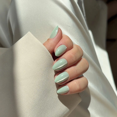 Sugar Mint Almond Softgel Press On Nails (inkl. Klebesticker & Nagelkleber)