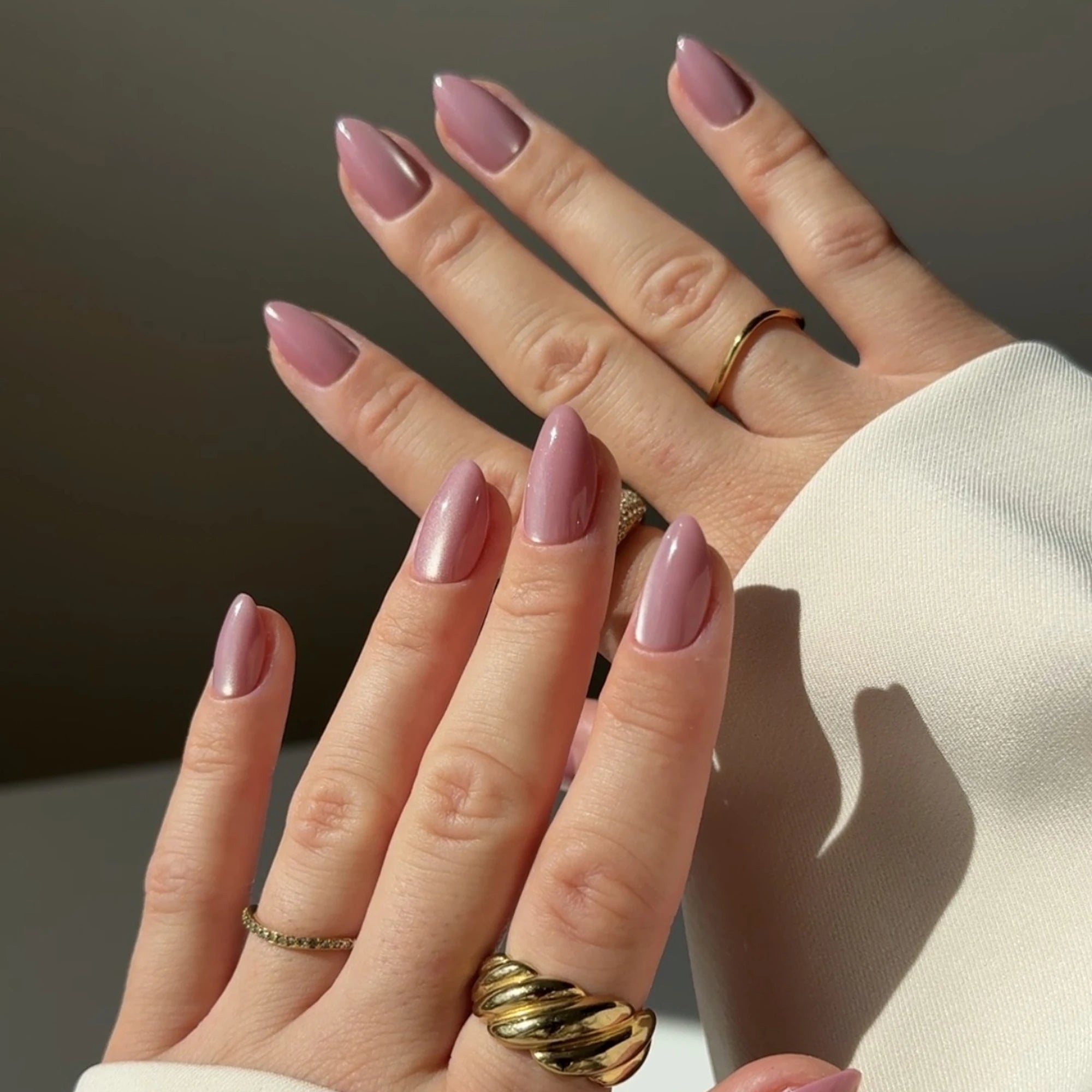 Sugar Pink Almond Softgel Press On Nails (inkl. Klebesticker & Nagelkleber)