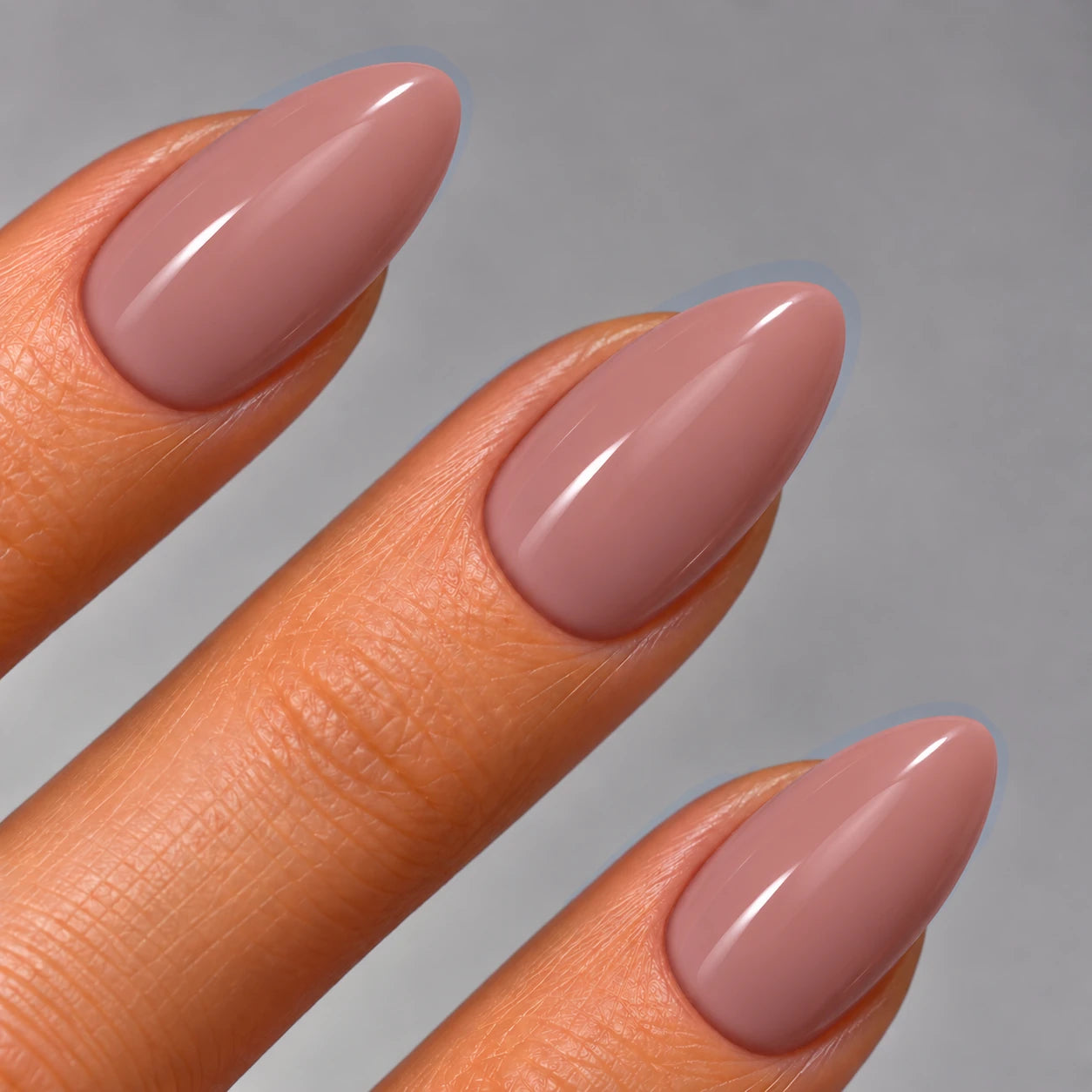 Vintage almond Softgel Press On Nails (inkl. Klebesticker & Nagelkleber)