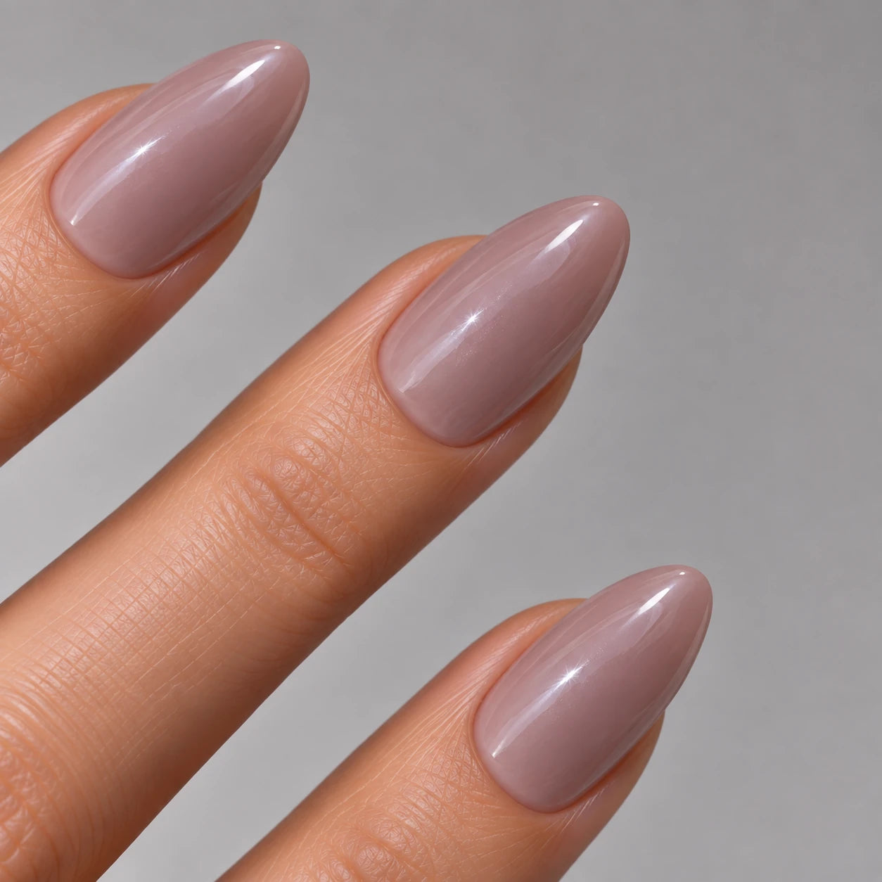 Vintage Glaze Almond Softgel Press On Nails (inkl. Klebesticker & Nagelkleber)