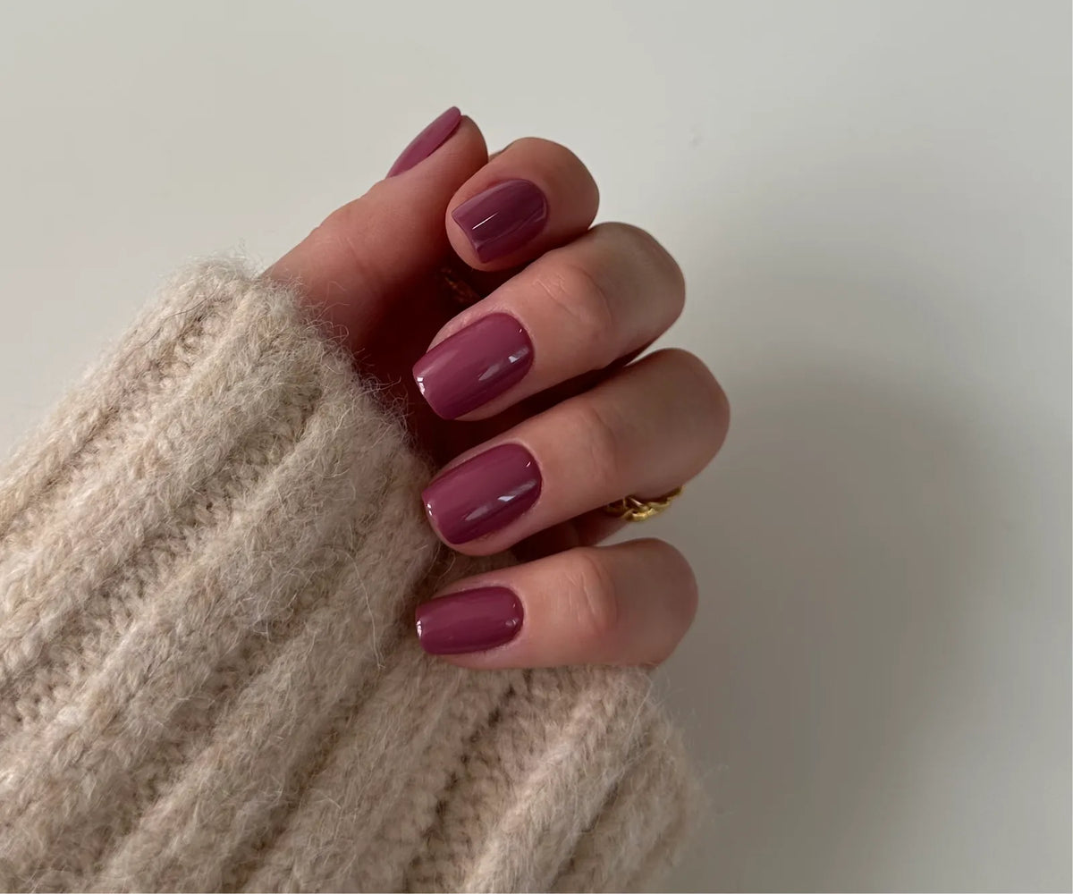 Wild berry short s square Softgel Press on Nails – Galerie