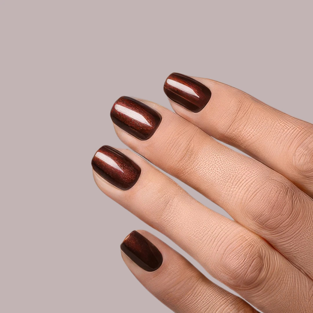 Orion Short Square Softgel Press on Nails (inkl. Klebesticker & Nagelkleber)