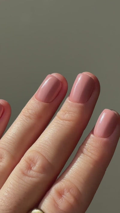 NAILD Toffee Nude Short XXS Square Press-On Nails – Show-off