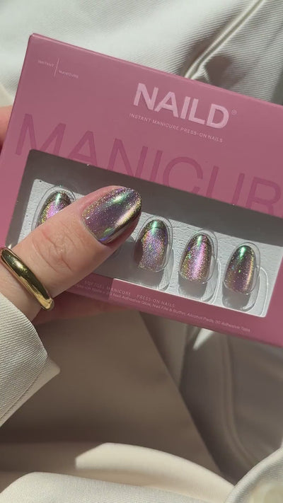 NAILD Dragonfly Short Rounded – Verpackung & Nägel