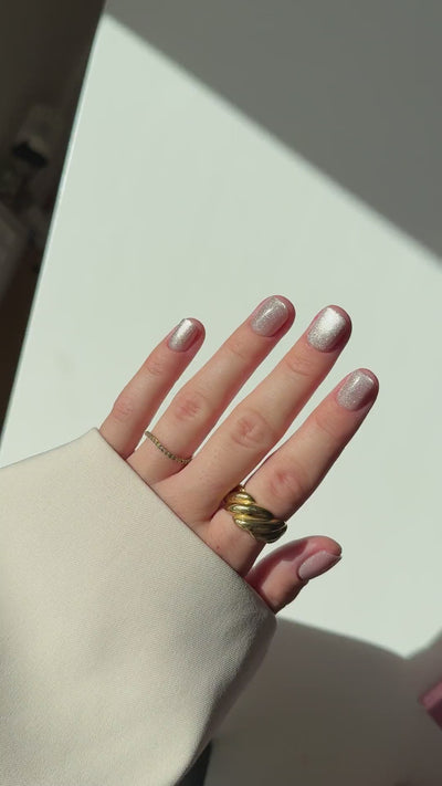 NAILD Pixie Blush XXS Square Press-On Nails – Show-off Video 2