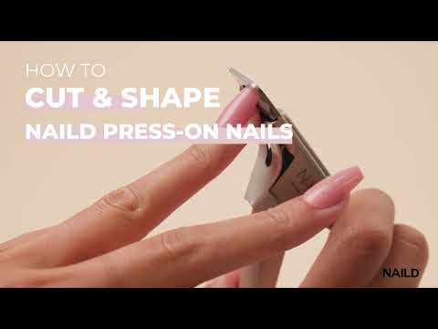 Milkshake round Press on Nails