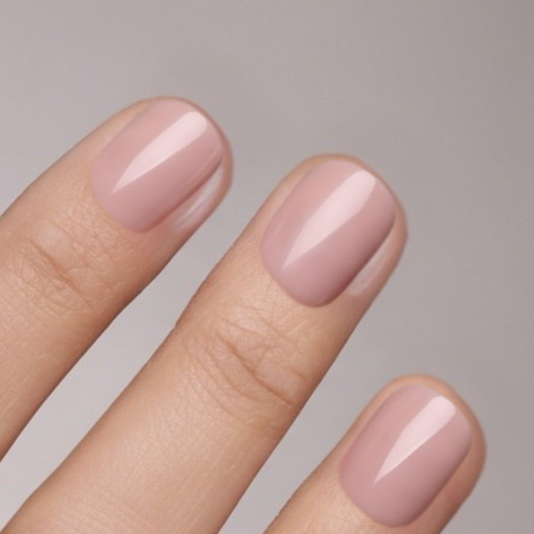 Silk Nude Short XXS Square Softgel Press On Nails (inkl. Klebesticker & Nagelkleber)