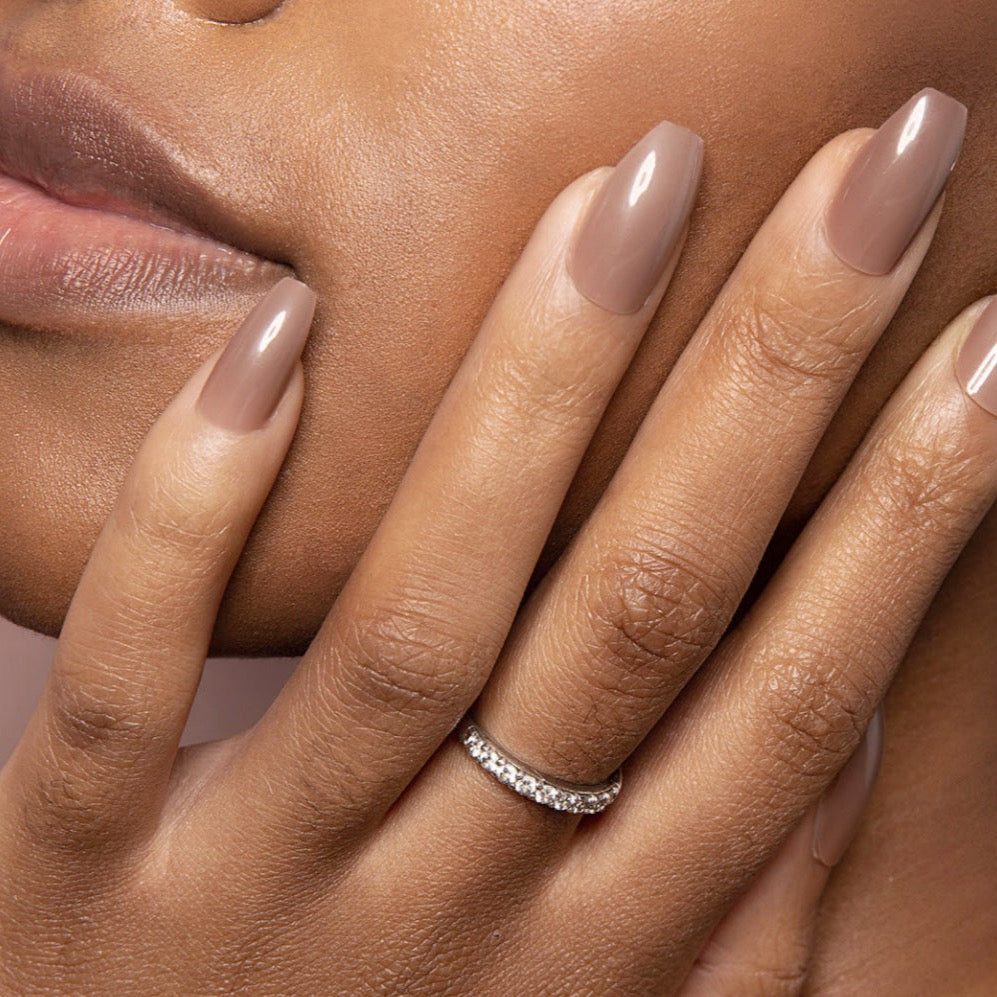 CASHMERE coffin Press on Nails
