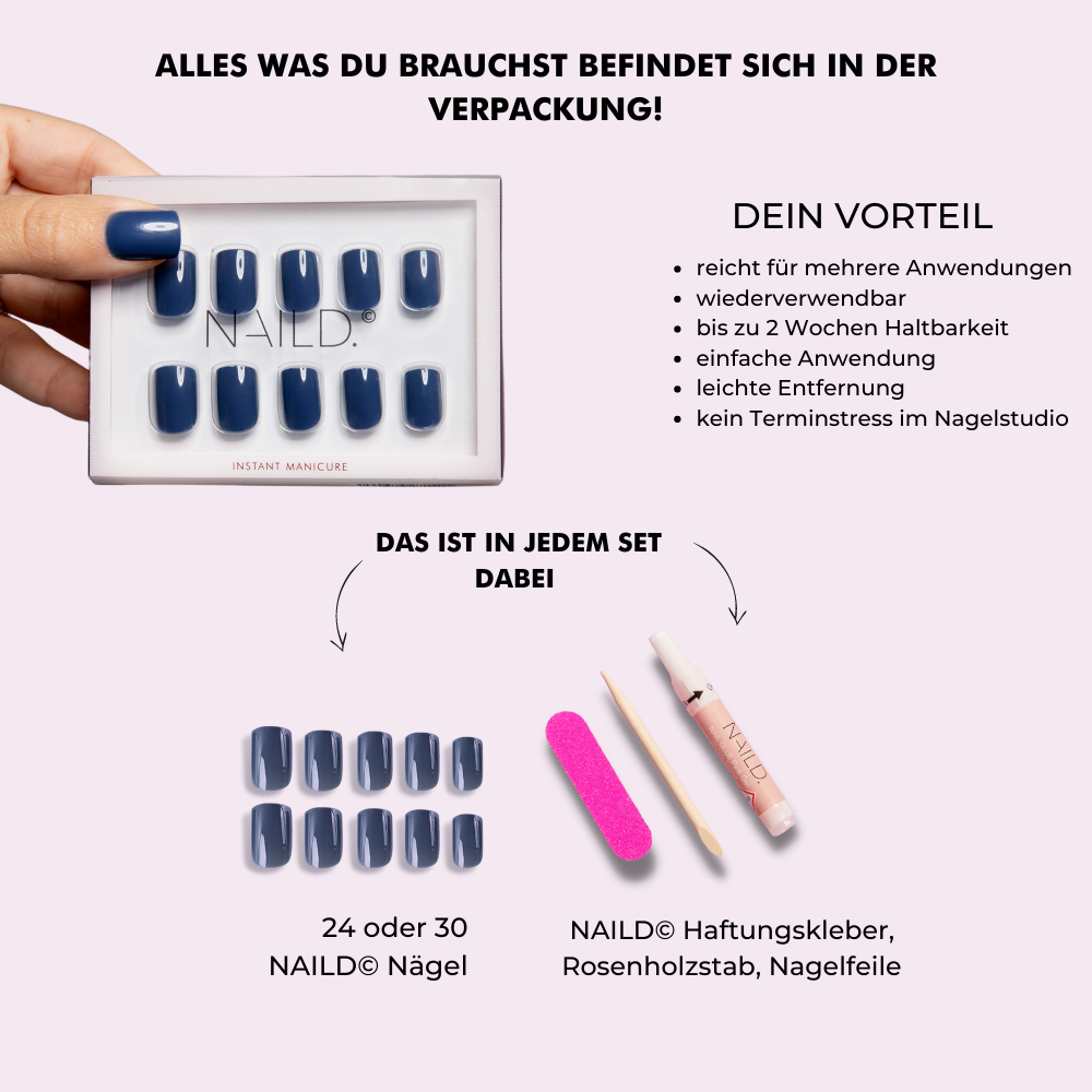 BOUNTY Acrylish (extra long) Press on Nails