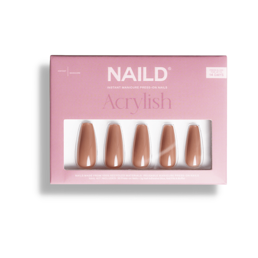 Carli Acrylish extra-lunghi unghie press-on (incluso colla per unghie)