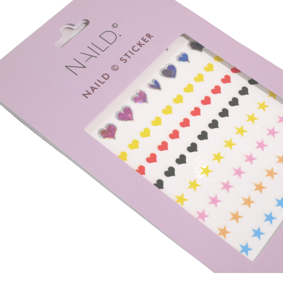 NAILD Stickers Hearts &amp; Stars Edition