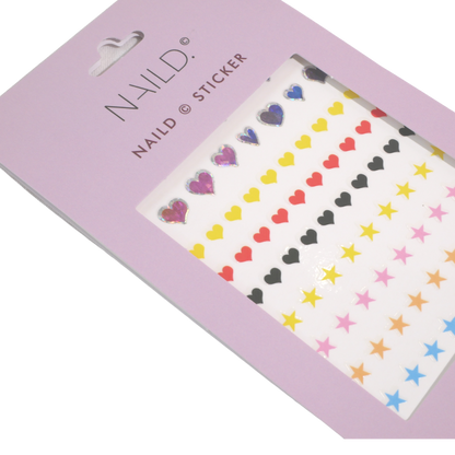 NAILD Stickers Hearts &amp;amp; Stars Edition