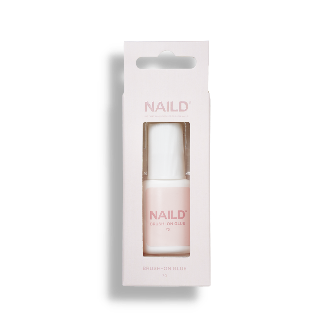 NAILD Brush On Glue (brush applicator) 7g nail glue for artificial nails