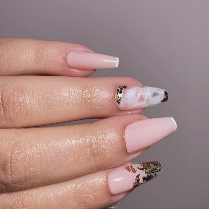 New York Sparkle Acrylish (extra long) Press on Nails