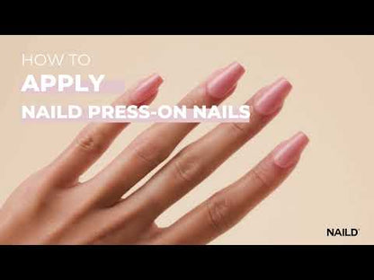CAPRI BLUE short Press on Nails