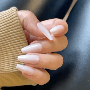 Naked Ombré extra-long Press on Nails (inkl. Nagelkleber)