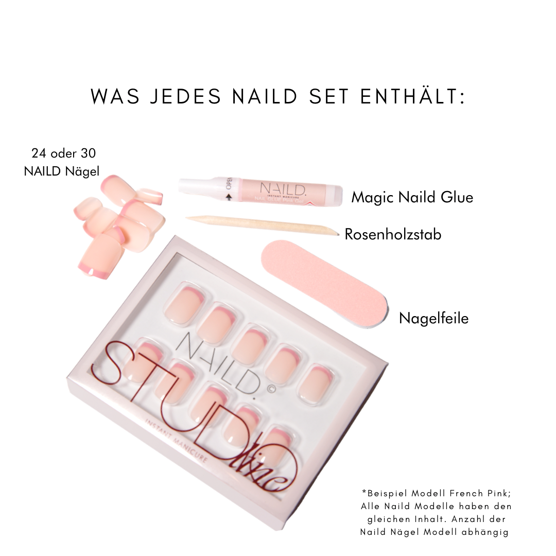 TOSKANA NUDE short Naild Press on Nails