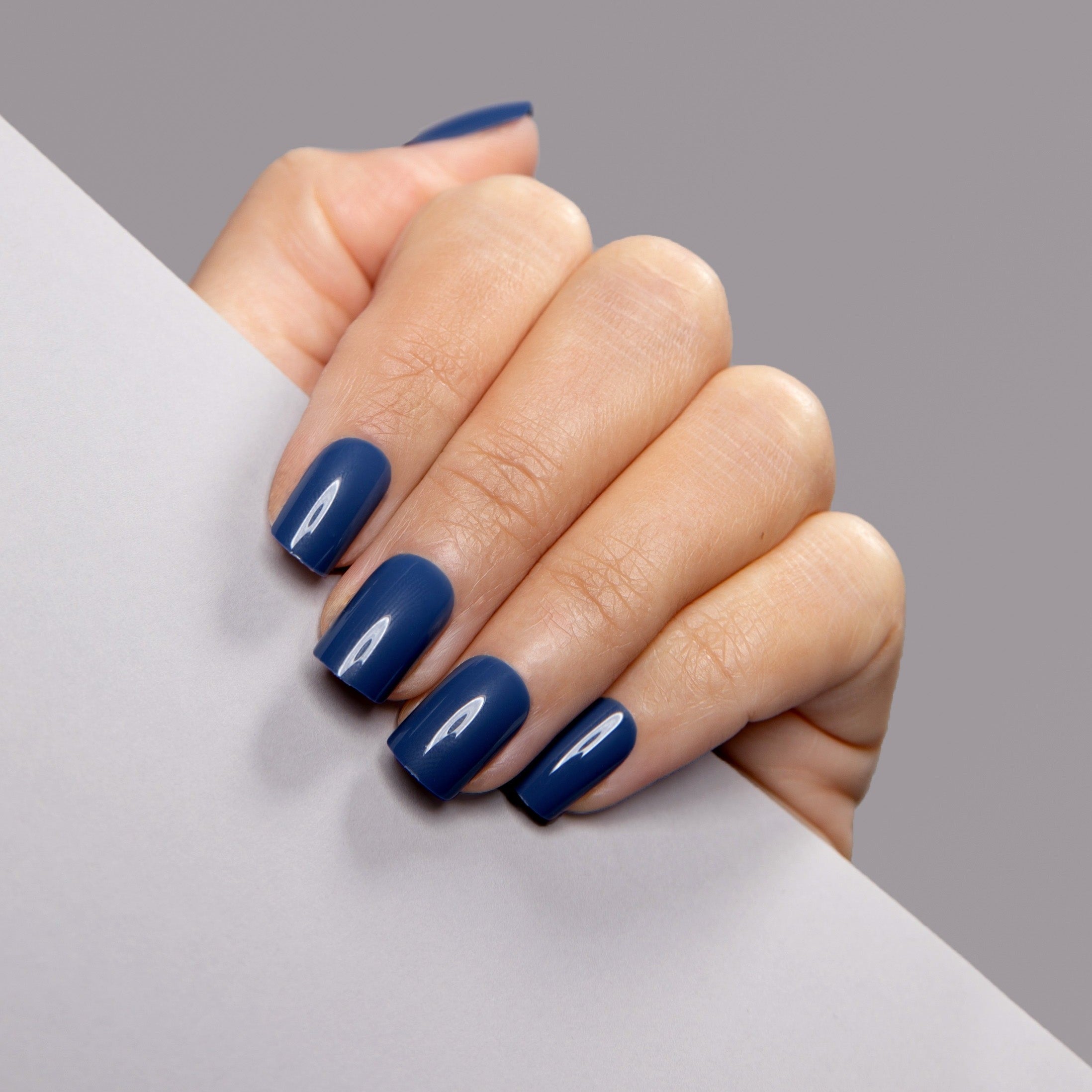 Unghie Press On Corte Amalfi Blue (incl. colla per unghie)