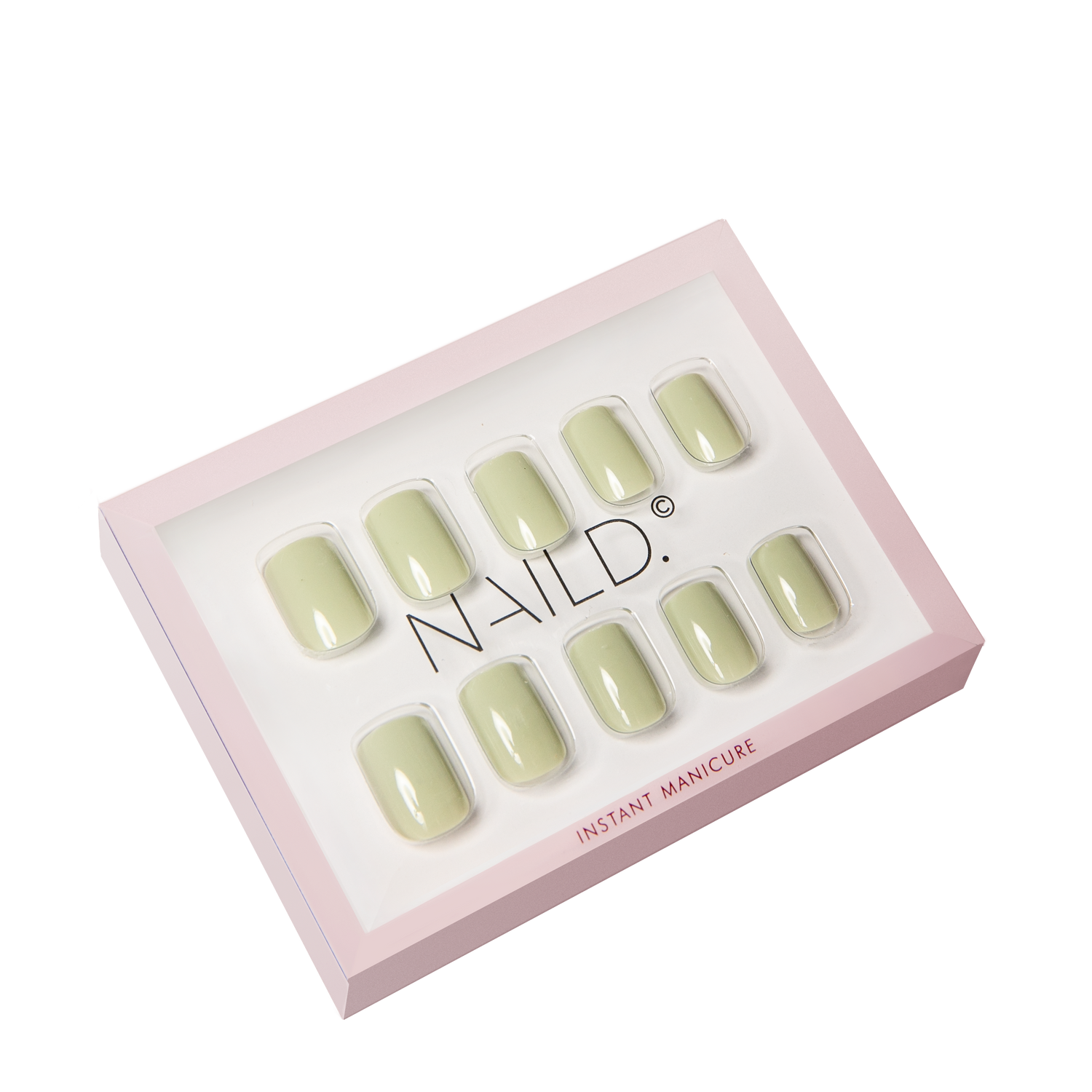 pistacchio nails light green press on a nails