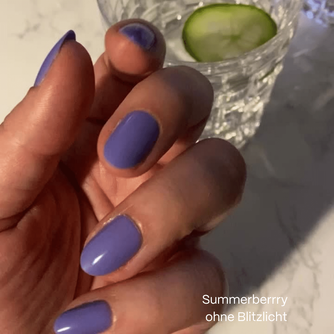 SUMMERBERRY round Press on Nails